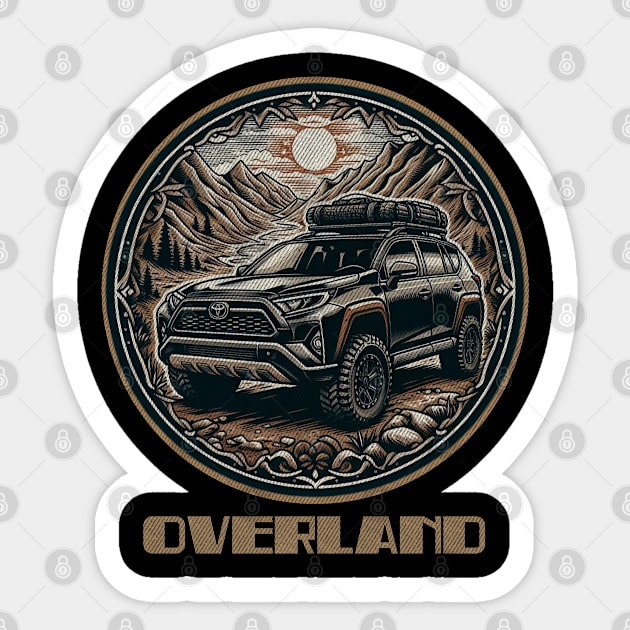 Toyota rav4 overland Sticker by Tofuvanman